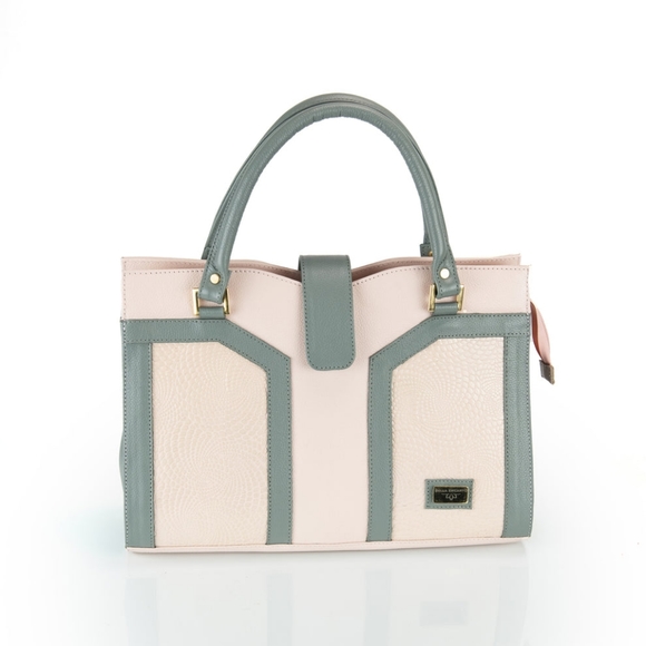 Pink and Designer Handbag - Picture 2 of 3